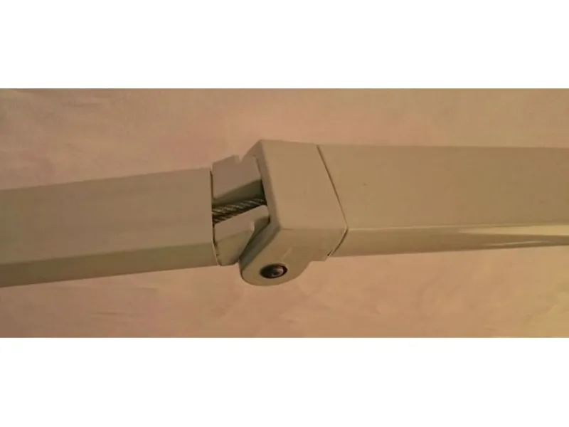 Kassetten-Markise H123 mit Volant 4,5x3m Acryl*MCW Outlet