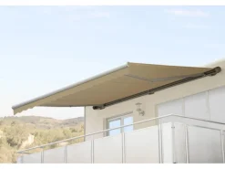 MCW Markisen|Kassetten-Markise H124 mit Volant 5x3m Polyester