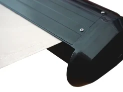 Kassetten-Markise H124 mit Volant 5x3m Polyester Anthrazit*MCW Discount