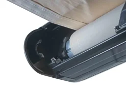 MCW Markisen|Kassetten-Markise H124 Volant Ausfahrbar 4x3m Polyester Anthrazit