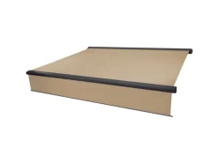 MCW Markisen|Kassetten-Markise H124 Volant Ausfahrbar 4,5x3m Polyester Anthrazit