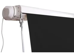 Kassetten-Markise H124 Volant Ausfahrbar 4x3m Polyester Weiß*MCW