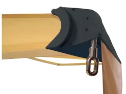 Kassetten-Markise H124 Volant Ausfahrbar 4x3m Acryl Anthrazit*MCW Discount