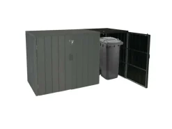 MCW Mülltonnenboxen|Mülltonnenbox Erweiterung J28 Anthrazit 116x69x88cm