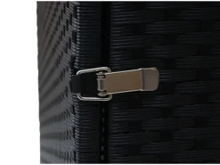 Mülltonnenverkleidung E25 120l Schwarz 110x65x66cm*MCW Hot