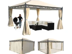 Pergola Beja 4x4m Creme*MCW Hot