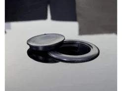 MCW Gartenmöbel-Sets|Poly-Rattan Garnitur E17 Rund Polster Dunkel Kissen Beige