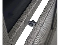 Poly-Rattan Kissenbox D88 170l Basic 51x100x50cm 170l*MCW Hot