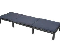 Poly-Rattan Sonnenliege A51 Basic Kissen Grau*MCW Sale