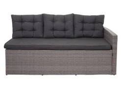 Poly-Rattan-Garnitur A29 Kissen mit 2x Hocker*MCW New