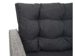 Poly-Rattan-Garnitur A29 Kissen mit 2x Hocker*MCW New