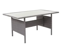 Poly-Rattan-Garnitur A29 Kissen mit 2x Hocker*MCW New