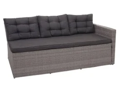 Poly-Rattan-Garnitur A29 Kissen mit 2x Hocker*MCW New