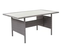 Poly-Rattan-Garnitur A29 Kissen mit 2x Hocker*MCW New