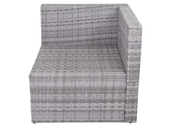 Poly-Rattan-Garnitur D24 Polster Creme*MCW Online