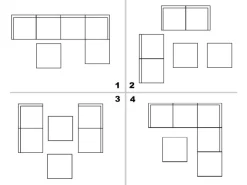 Poly-Rattan-Garnitur D24 Polster Creme*MCW Online