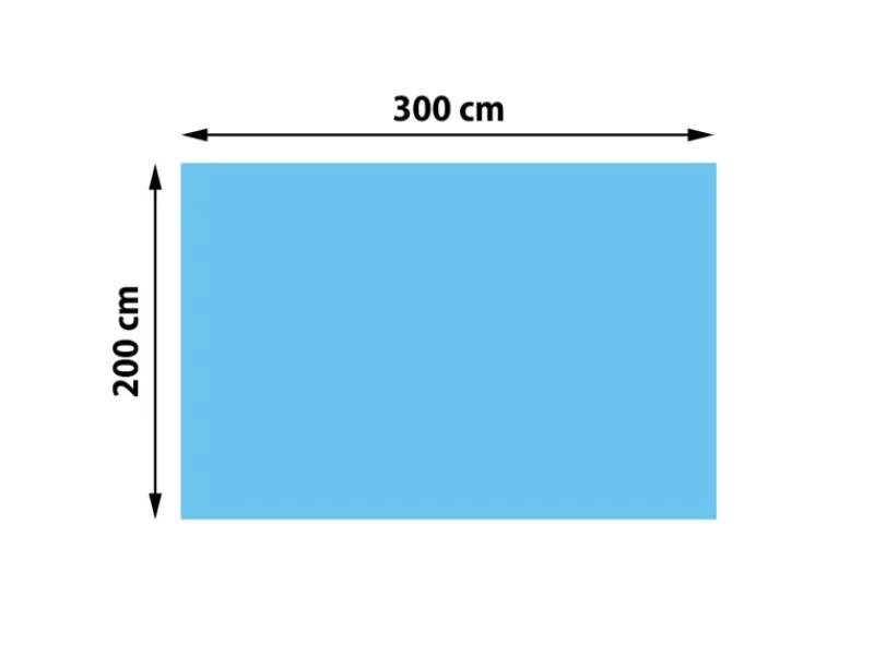 Pool-Abdeckung 400 µm Rechteckig 3x2m*MCW Hot