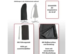 MCW Sonnenschirme|Schutzhülle Ampelschirm D14 anthrazit