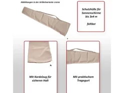 Schutzhülle für Sonnenschirm bis 3x4m anthrazit*MCW Discount