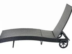 MCW Sonnenliegen|Sonnenliege D80 Kissen Dunkelgrau