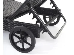 MCW Sonnenliegen|Sonnenliege D80 Kissen Dunkelgrau