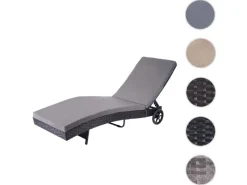 MCW Sonnenliegen|Sonnenliege D80 Kissen Dunkelgrau