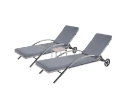 Sonnenliege E27 2er-Set Kissen Dunkel*MCW