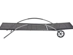 MCW Sonnenliegen|Sonnenliege E27 2er-Set Kissen Dunkelgrau