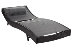 MCW Sonnenliegen|Sonnenliege Phoenix Bezug Grau