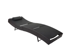 Sonnenliege Phoenix Bezug Schwarz*MCW Sale