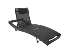 Sonnenliege Phoenix Bezug Schwarz*MCW Sale