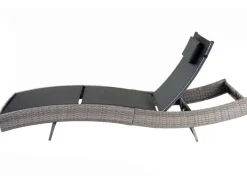 MCW Sonnenliegen|Sonnenliege Phoenix Bezug Schwarz