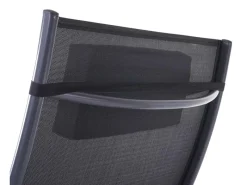 MCW Sonnenliegen|Sonnenliege Phoenix Bezug Schwarz