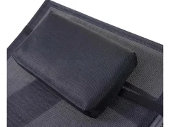 MCW Sonnenliegen|Sonnenliege Phoenix Bezug Schwarz
