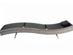 MCW Sonnenliegen|Sonnenliege Phoenix Bezug Schwarz