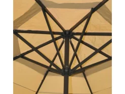 Sonnenschirm Carpi Pro Ø5m mit Ständer*MCW Best