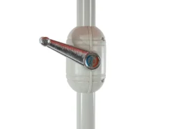 Sonnenschirm Lorca Halbrund 2,7m UV 50+ 270cm mit Ständer*MCW Sale