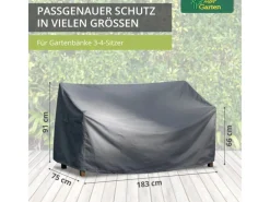 Premium Gartenbank Abdeckung 203 x 75 x 66-91 cm*Mehr Garten Hot