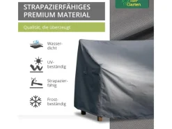 Premium Gartenbank Abdeckung 203 x 75 x 66-91 cm*Mehr Garten Hot