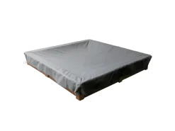 Premium Sandkasten Abdeckung 122 x 122 x 20 cm*Mehr Garten Hot