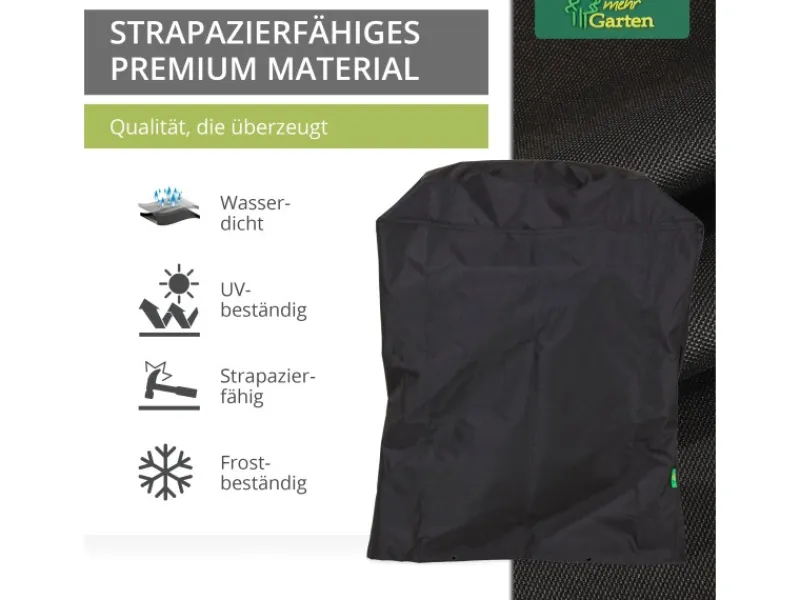 Mehr Garten Schutzhüllen|Premium Schutzhülle für Gasgrill Rechteckig 132 x 66 x 117 cm