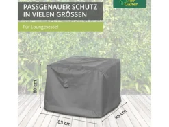 Mehr Garten Schutzhüllen|Premium Schutzhülle für Loungesessel 100 x 100 x 80 cm
