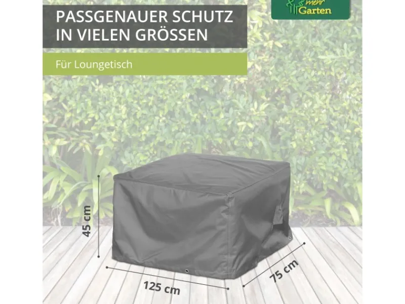 Mehr Garten Schutzhüllen|Premium Schutzhülle für Loungetische Loungehocker 85 x 85 x 45 cm