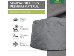 Mehr Garten Schutzhüllen|Premium Schutzhülle für Sitzgruppe rundrund  200 x 94 cm