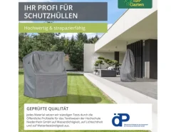 Mehr Garten Schutzhüllen|Premium Schutzhülle für Loungegruppe L-Form 300 x 300 x 80 cm