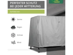 Mehr Garten Schutzhüllen|Premium Schutzhülle für Hollywoodschaukel Gartenschaukel 250 x 145 x 160 cm