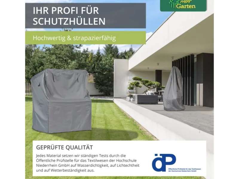 Mehr Garten Schutzhüllen|Premium Schutzhülle für Hollywoodschaukel Gartenschaukel 250 x 145 x 160 cm