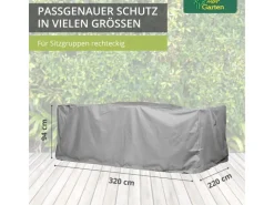 Mehr Garten Schutzhüllen|Premium Schutzhülle für Sitzgruppe rechteckig320 x 220 x 94 cm