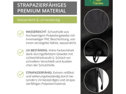 Mehr Garten Schutzhüllen|Premium Tischtennisplatte Abdeckung 165 x 40 80 x 185 cm