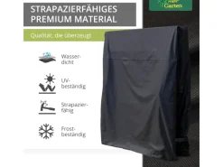 Mehr Garten Schutzhüllen|Premium Tischtennisplatte Abdeckung 165 x 40 80 x 185 cm